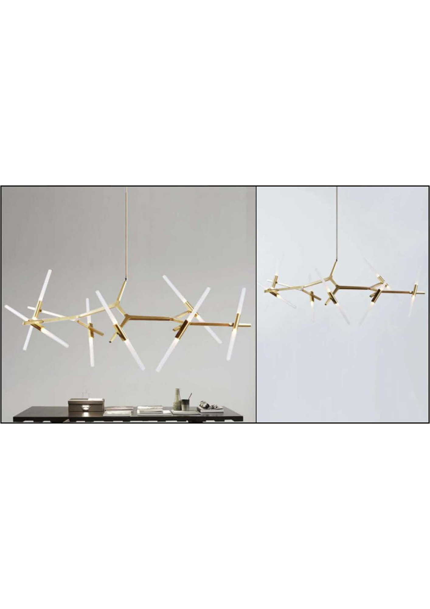 Beyond Lights - Gold Pendant Lighting- GL